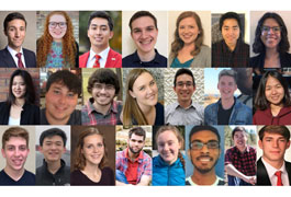 Meet the Exceptional Students Selected for 2019 SCI Scholars Internships  image