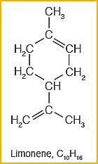 molecular structure of limonen