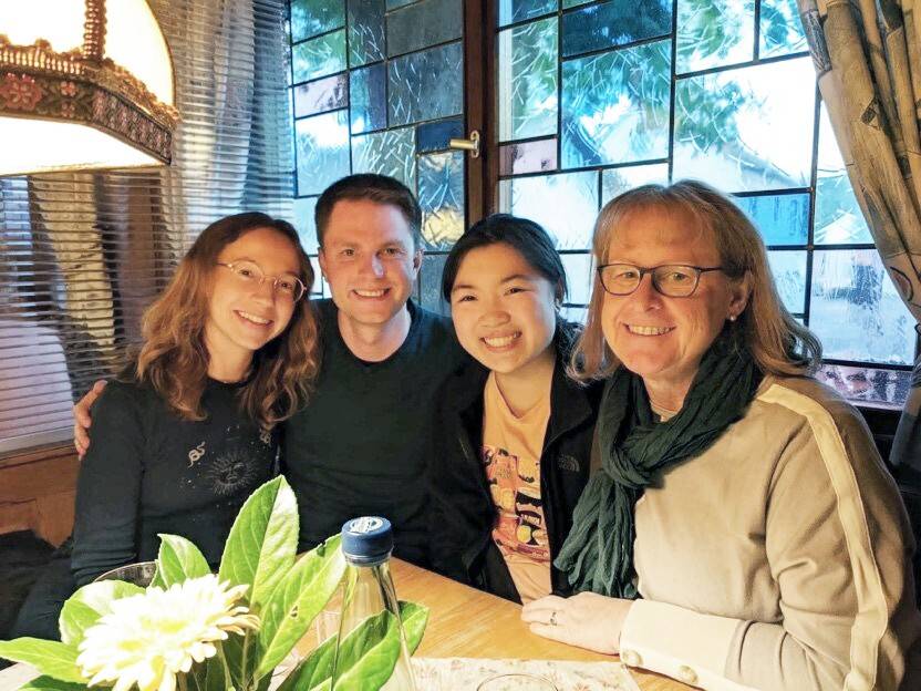 Meg Takezawa and her host family