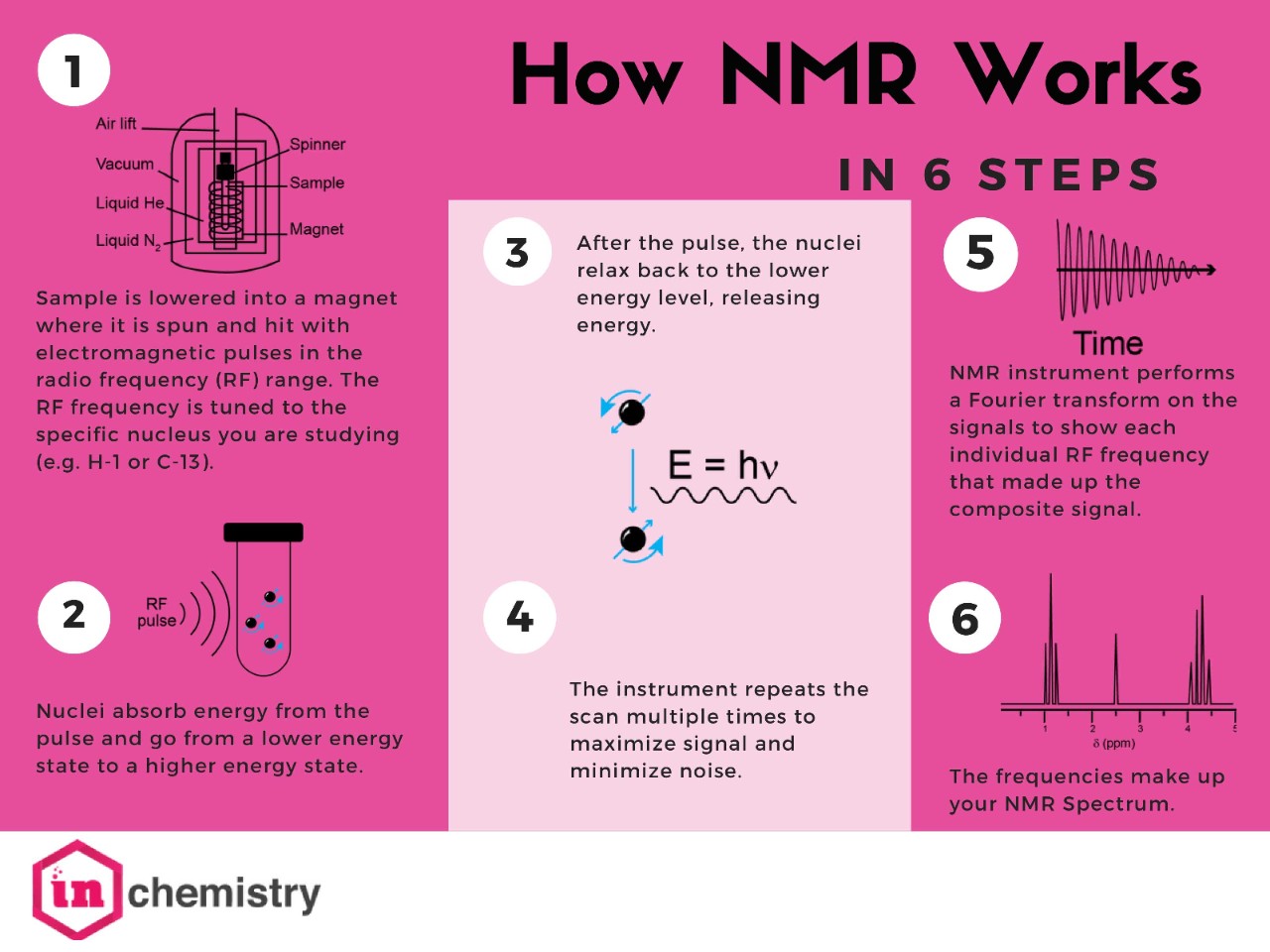 Infographic: How NMR Works in 6 Steps