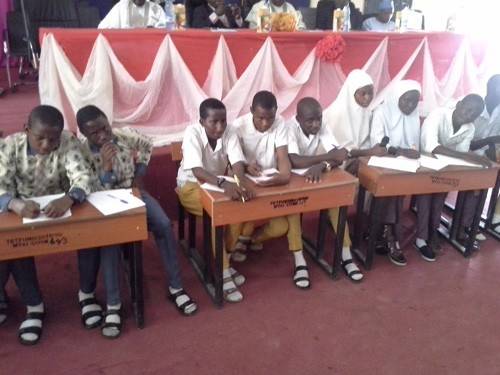 Selected secondary schools during the quiz competition
